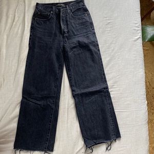 DENIM FORUM The Farrah High Rise Wide Leg